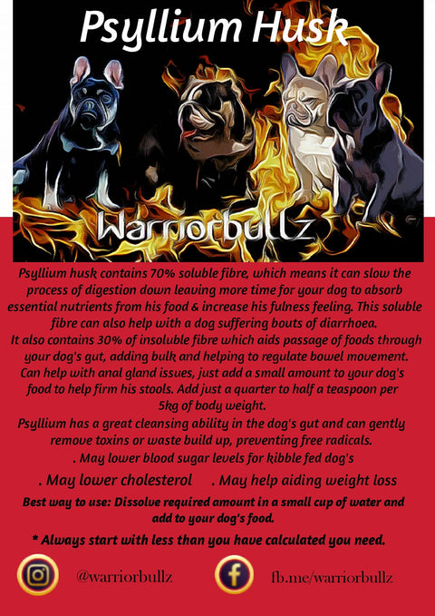 Warriorbullz Psyllium Husk