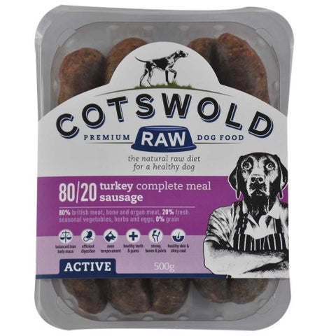 the-raw-superstore-cotswold-raw-turkey-sausages