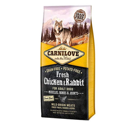 Carnilove Fresh Chicken & Rabbit Adult Dog Food