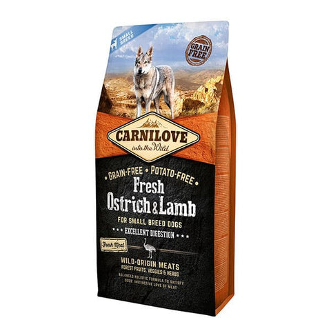 Carnilove Fresh Ostrich & Lamb Small Breed Dog Food