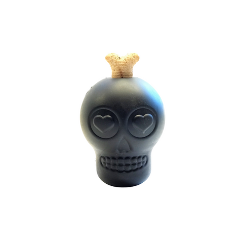Soda Pup Black Skull Treat Dispenser